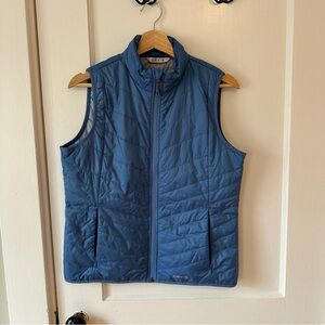 Women’s Orvis Blue Thin Puffer Vest size S